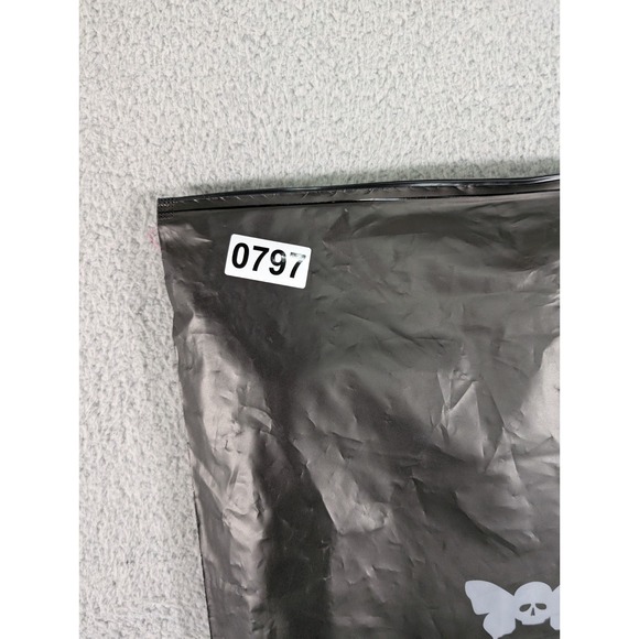 Black Scale Pants Mens Size 36 Black Floral Geometric Leaves Streetwear New - Picture 10 of 10